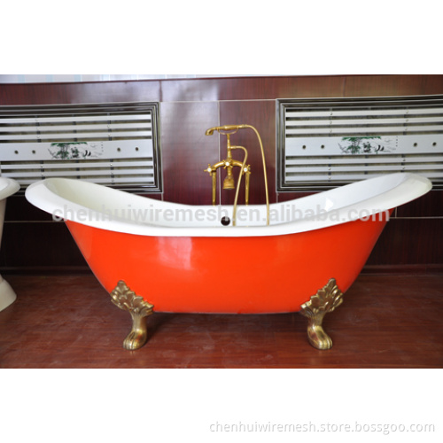 slipper clawfoot free-standing cast iron bathtub